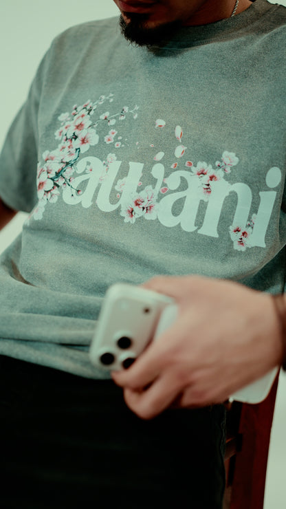 JAWANI Grey Blossom Tee